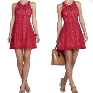 BCBGMaxazria Guilianna Dress - lipstick red